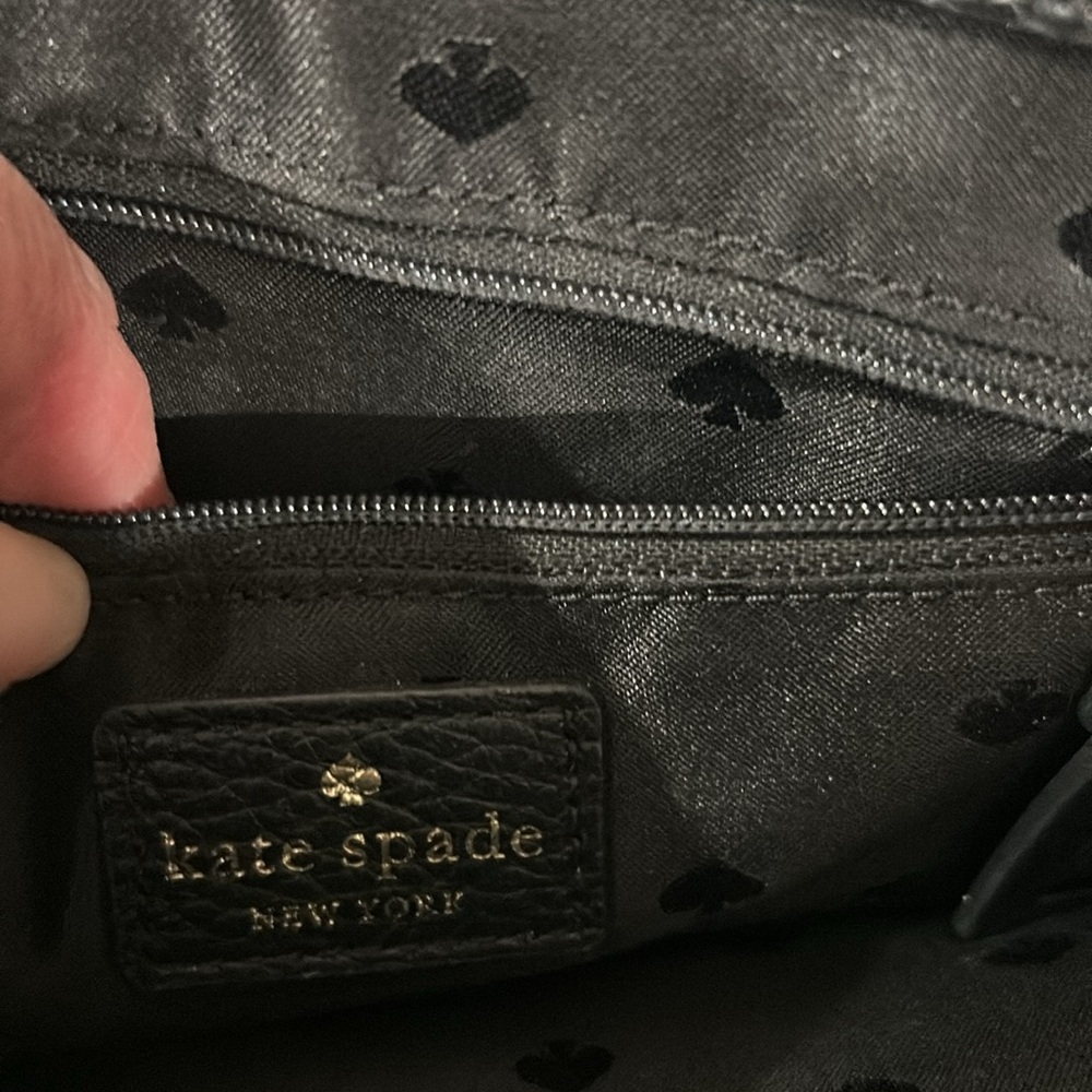 Kate Spade Black leather bag with 3 roomy compartments! - Picture 7 of 10